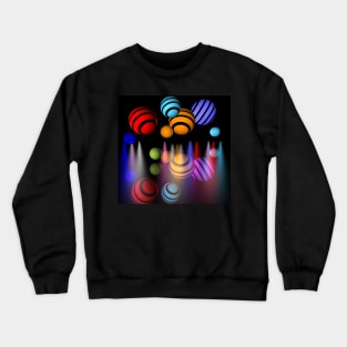 spotlights and balls Crewneck Sweatshirt